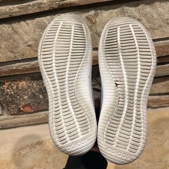 Adidas Cloudfoam QT Flex Grey Running Shoes - Picture 8 of 10